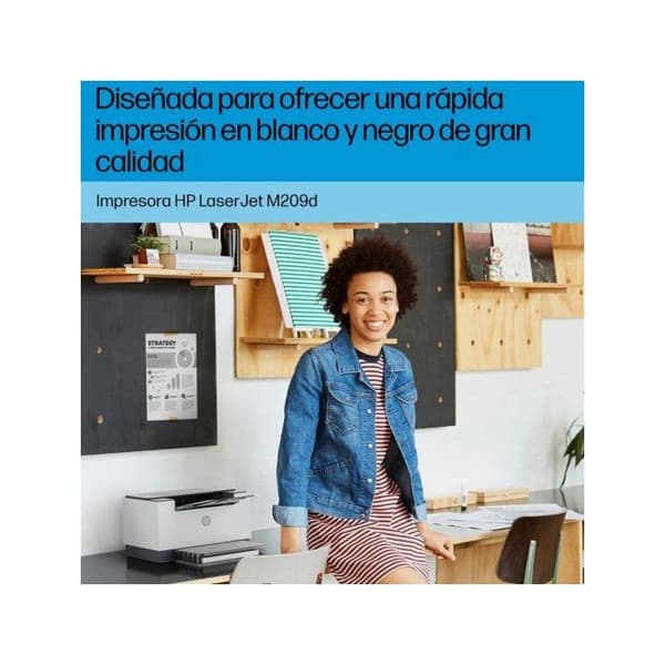 HP LaserJet M209d - skrivare