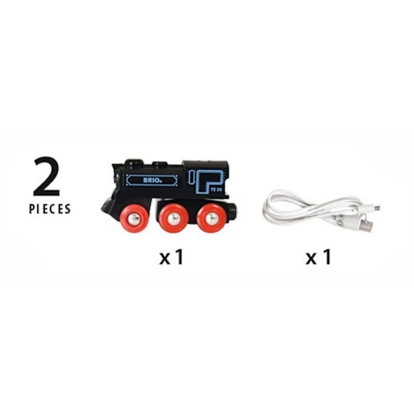 BRIO World genopladeligt lokomotiv - Ravensburger - Gul - Unisex fra 3 år Gul