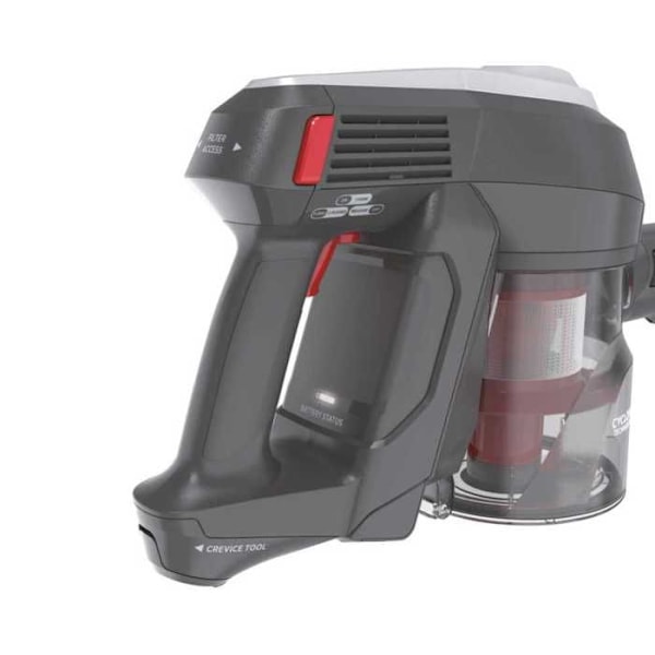Støvsuger - Hoover - H-FREE 100 HF122GPT - 22V - Autonomi 40min - 2,60 Kg Rött och grått