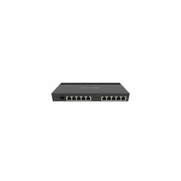 Mikrotik RB4011IGS+RM Gigabit Ethernet Connected Router Sort (RouterBOARD 4011iGS+RM - 10x1000-T, 1xSFP+, RouterOS L5, Desktop Sort