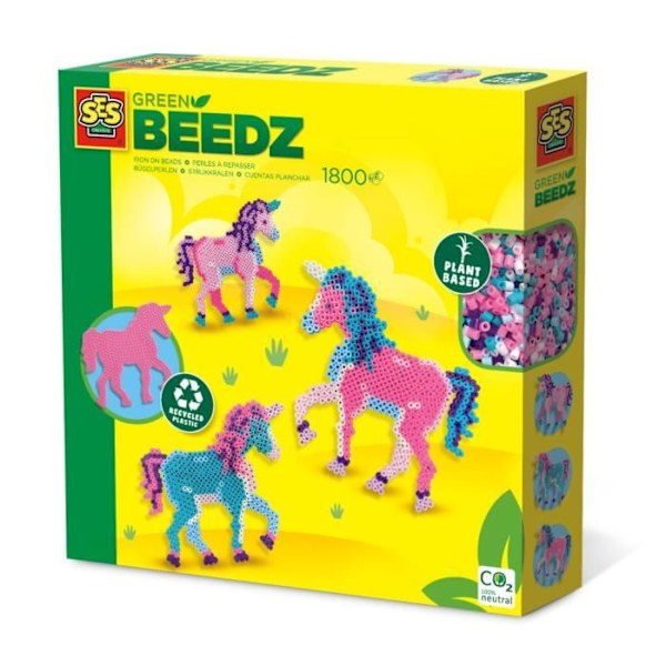 Green Beedz - Unicorn Ironing Bead Kit Flerfärgad