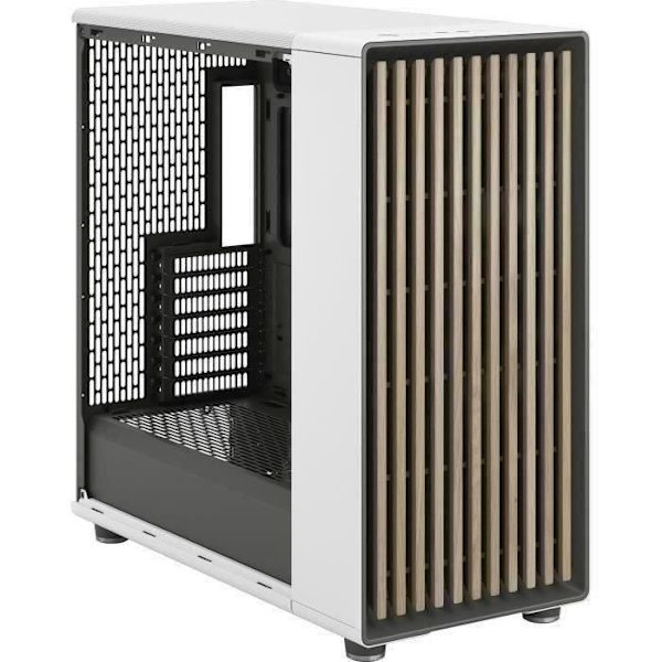 PC-etui - FRACTAL DESIGN - North XL Kridhvid - FD-C-NOR1X-03 - E-ATX - Elegant træ- og legeringsdesign