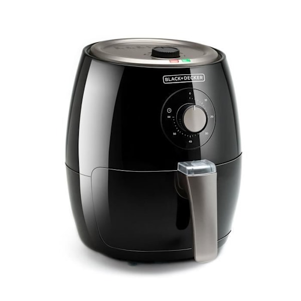 BLACK+DECKER BXAF2500E friture uden olie på 1500W, kapacitet på 2,5L, timer 30min, 80-200C, non-stick Sort