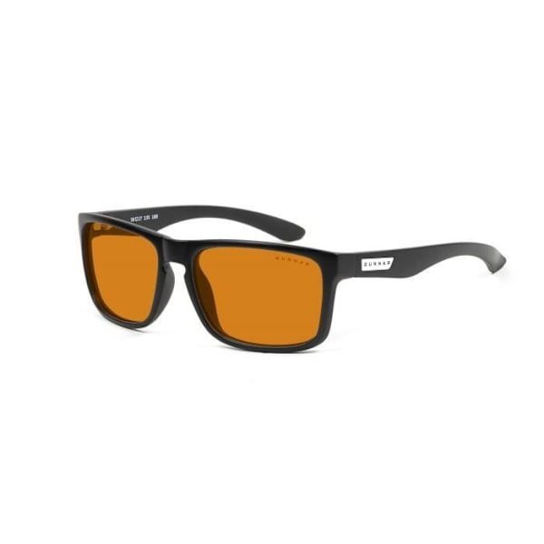 GUNNAR INTERCEPT AMBER MAX Briller Sort - Voksen - Unisex