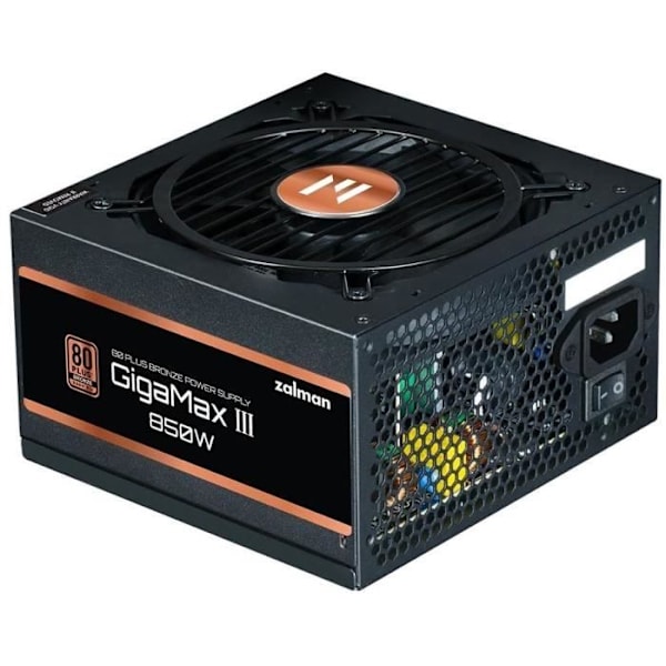 ZALMAN GigaMaxIII 850W v2 (80+Bronze) ATX3.0 - PC-virtalähde - 850W