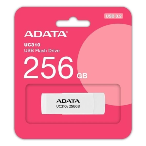 Adata Pendrive UC310 256GB USB3.2 valkoinen - 4711085941992