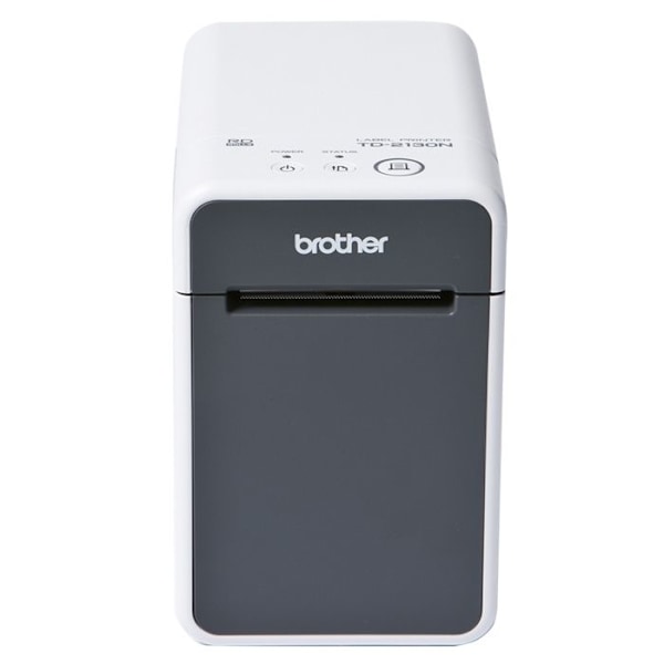 Etiketprinter - Brother - TD-2135N - Sort og hvid - Direkte termisk - 300 dpi Grå, Hvid
