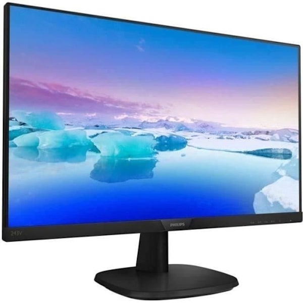 Philips V-line 243V7QDSB LCD-skærm - Full HD 1920x1080 - 16:9 - Sort - 16,7 mio. farver Sort