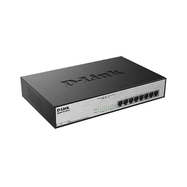 D-LINK Switch 8-portar - DGS-1008MP - 10/100/1000 Mbps PoE+
