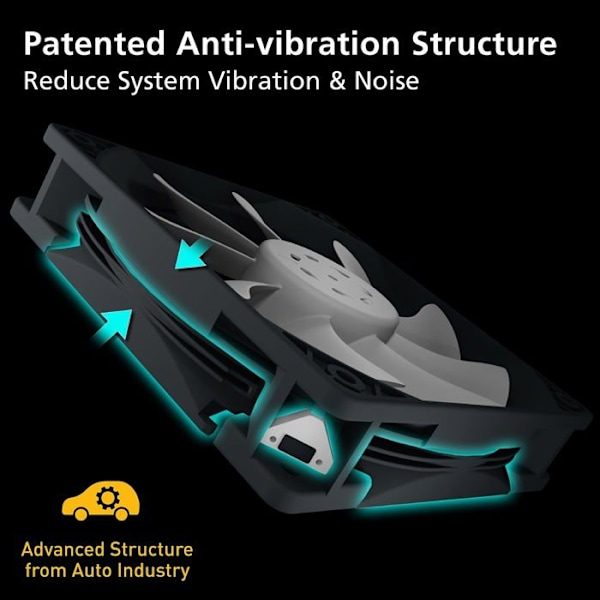 AKASA OTTO SF12 PWM Ventilator