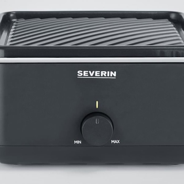 Racletteapparat SEVERIN - RG2360 - Op til 4 personer - Kompakt format 24x24cm - 800W Svart