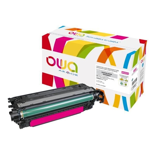 Armor - Värikasetti - Magenta - Yhteensopiva: HP Color LaserJet CM3530 MFP, CM3530fs MFP