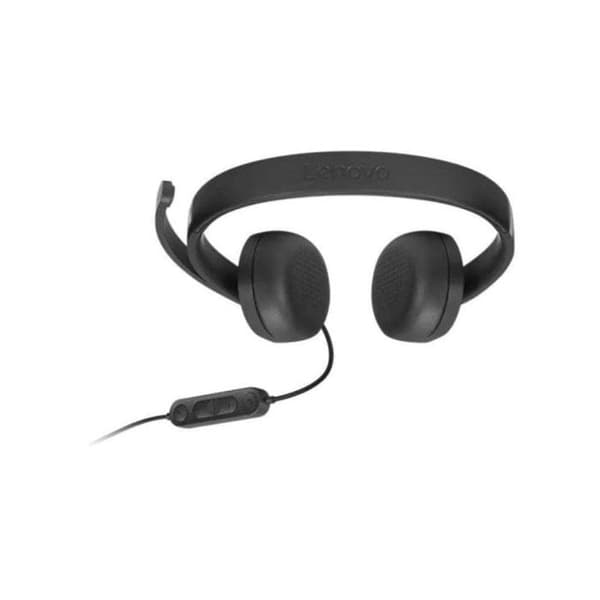 Headset - trådbundet - USB-A - Lenovo - Lenovo Gen 2 - Headset - on-ear - trådbundet - USB-A - svart
