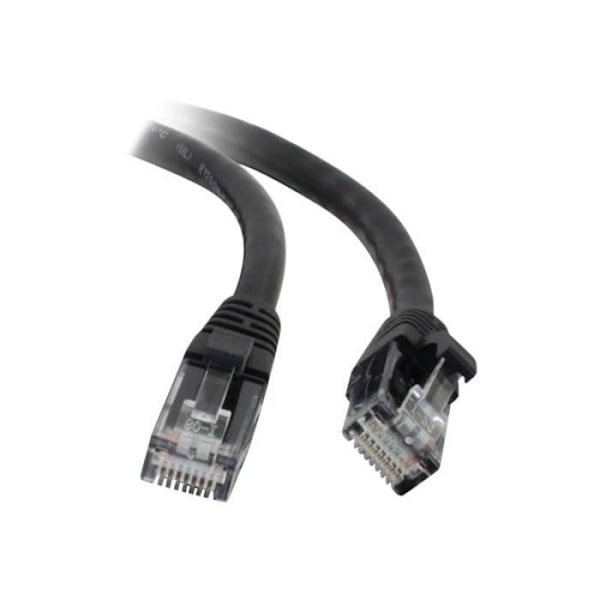 C2G netværkspatchkabel - Cat5e - 1m - Sort - UTP - Støbt, krogfri, blokeret