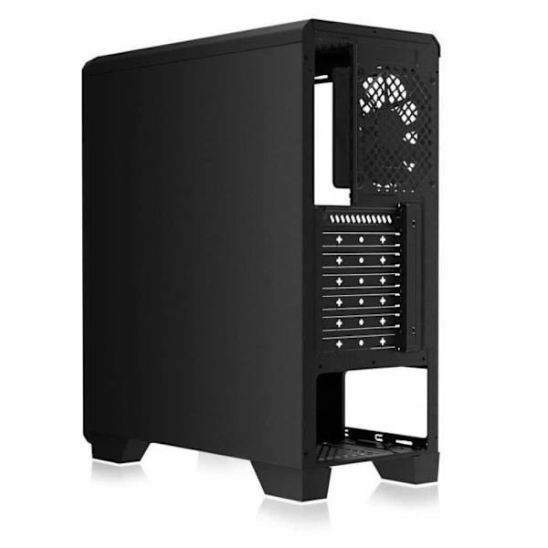 ZALMAN S2 PC CASE - Medium Tower - Musta - Läpinäkyvä akryylisivuovi - ATX-muoto (S2BK)