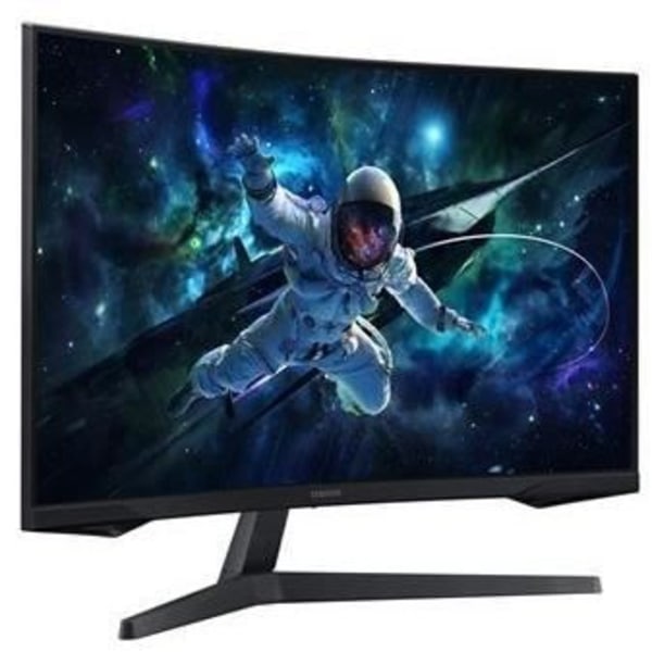 PC-skærm - SAMSUNG - G55C - 32" QHD - VA panel - 165Hz - 1ms - 1 HDMI 1 DP - Hovedtelefonstik - Sort