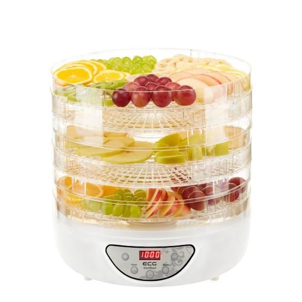 EKG SO 570 - Frugttørrer - 5 niveauer - LED skærm - timer