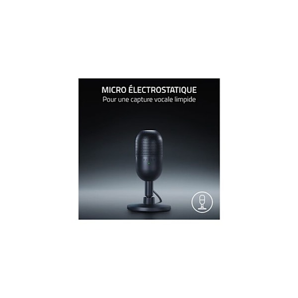 Mikrofoni - Razer - Seiren V3 Mini - Supercardioidi - USB - Kompakti ja kevyt