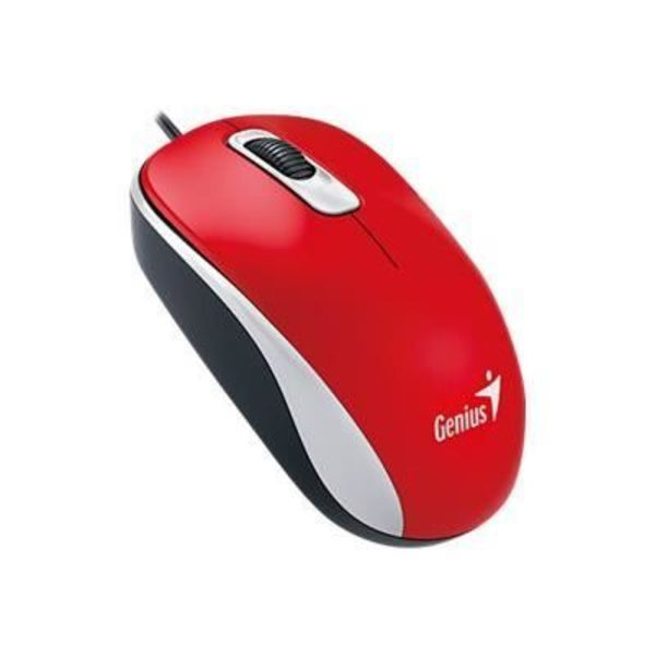 GENIUS DX-110 RED kablet optisk mus - 1000dpi - Rød