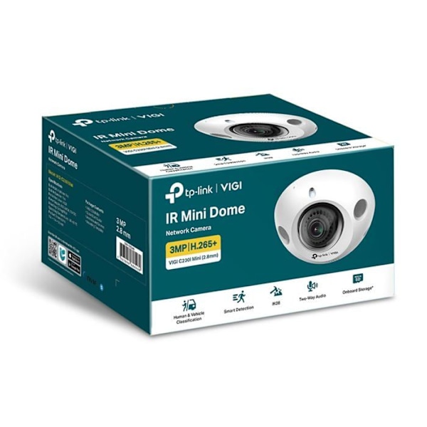 TP-Link VIGI C230I Mini (2,8 mm) Nätverksmini-domekamera 3MP