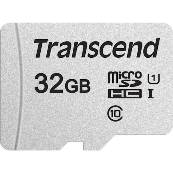 Transcend Premium 300S 32GB microSDHC-muistikortti Class 10, UHS-I, UHS-Class 3