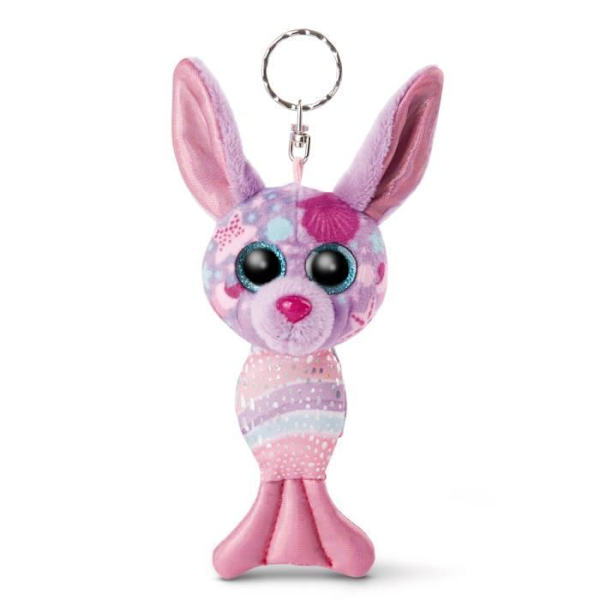 Nici nøglering Glubschis junior 12 cm plys pink