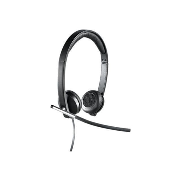 Kuulokkeet - Langallinen - Logitech - H650E - Stereomikrofoni - Harmaa