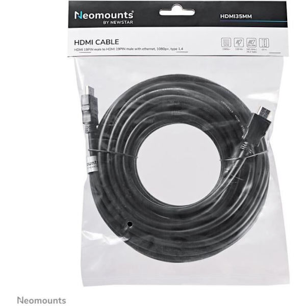 NEWSTAR - Nopea HDMI-kaapeli - HDMI (M) - HDMI (M) - 10 m - Musta