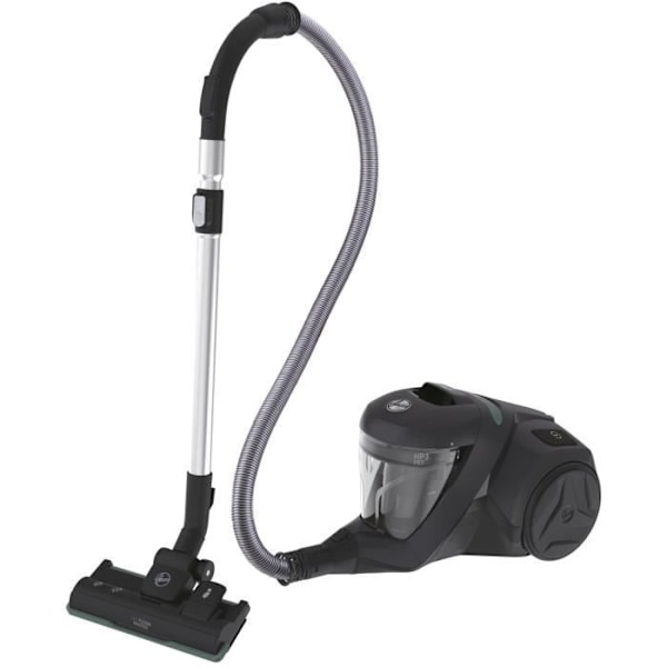 Posesugende støvsuger uden pose - HOOVER - HP321PAF - 850 W - 75 dBA - 2 L - Grå Sort