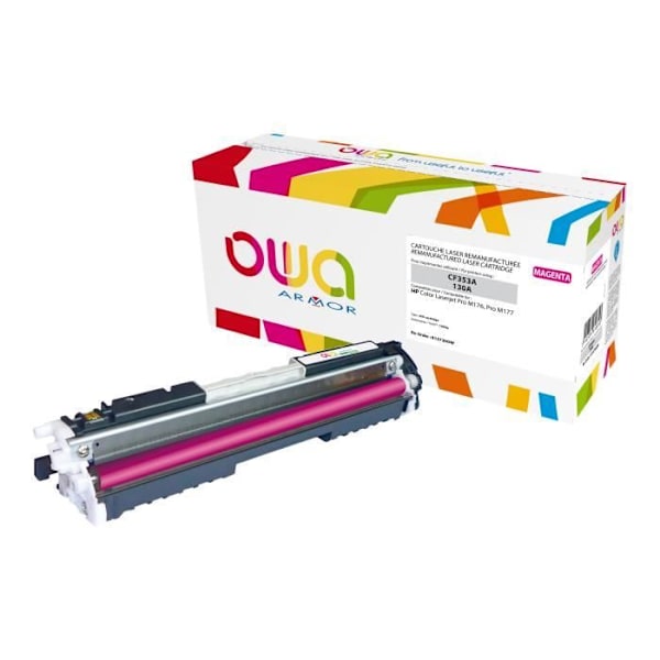 OWA Magenta kunnostettu värikasetti HP LaserJet Pro MFP M176n, MFP M177fw - HP CF353A, HP 130A