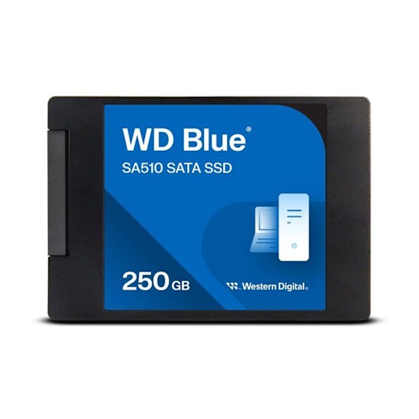 SSD-hårddisk - Western Digital - Blue 250G - 2,5 tum - SATA-600 - 250 GB
