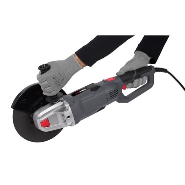 Vinkelsliber 230mm PowerPlus 2200w Grå og sort