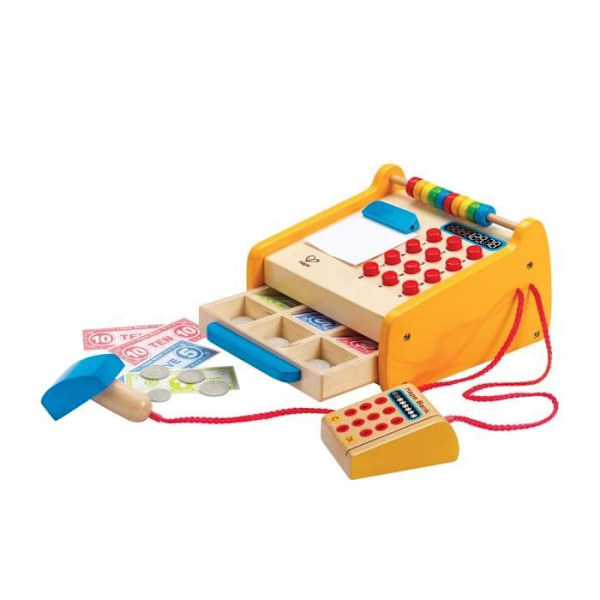 Imitationsspel - HAPE - Träkassa - 37 tillbehör - Blandat - Från 3 år Flerfärgad