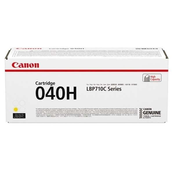 CANON 040 H alkuperäinen keltainen värikasetti malleihin i-SENSYS LBP710Cx, LBP712Cx
