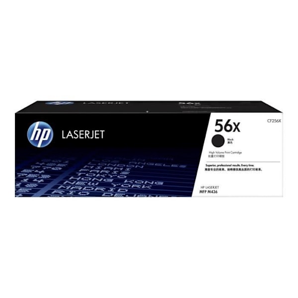 HP 56x svart tonerkassett med hög kapacitet för LaserJet M436n MFP, M436nda MFP