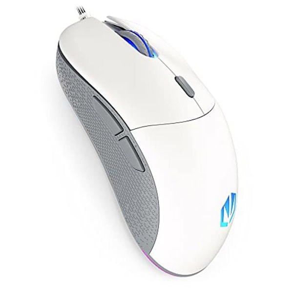 Pelihiiri - ENDORFY - GEM Onyx White - 8000 DPI - RGB-valaistus - Ultrakevyt 67g Valkoinen
