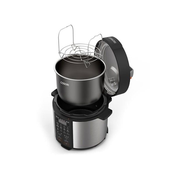 Autocuiseur - COSORI - Trykkoger Chef Edition - 5,7 liter - Keramisk - 1100W Sort og stål