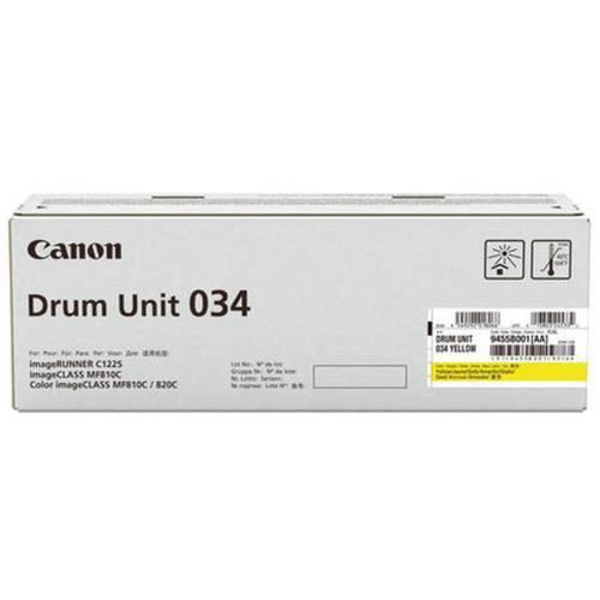 Canon 034, ImageClass Mf820Cdn-MF810Cdn, 34000 sider, Laser, Sort, Orange, Gul