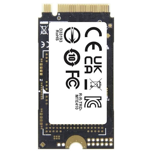 Transcend 512 Gt:n sisäinen SSD M.2 PCIe NVMe 4.0 x4 Retail TS512GMTE410S