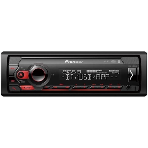 Autoradio - PIONEER - 1DIN - Bluetooth - DAB - USB - Tilkoblet via appen Pioneer Smart Sync