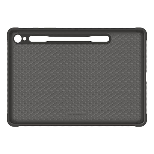 Forstærket bagcover - Samsung - Galaxy Tab S9 - Sort - Militærmodstandsdygtig - Stand-funktion