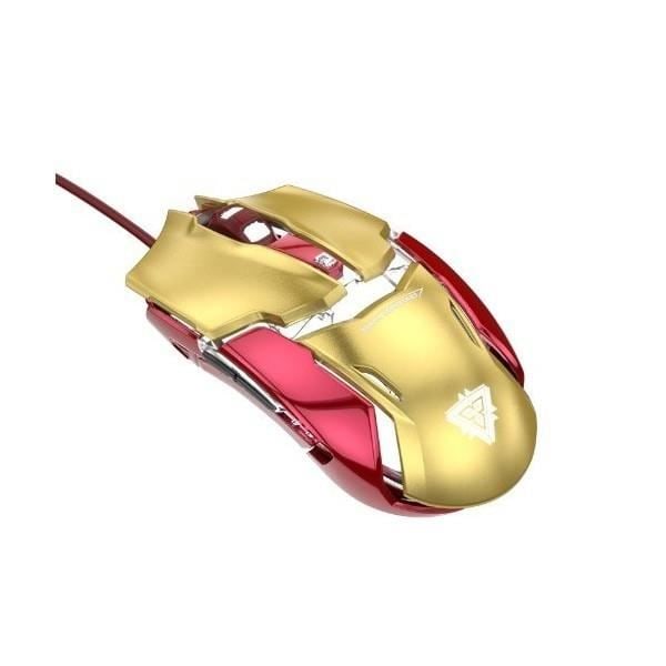 Iron Man 3 - E-BLUE - EMS610GOAA-EF - Virallinen Lisenssi Pelihiiri Optinen