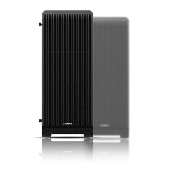 ZALMAN S2 PC CASE - Medium Tower - Musta - Läpinäkyvä akryylisivuovi - ATX-muoto (S2BK)