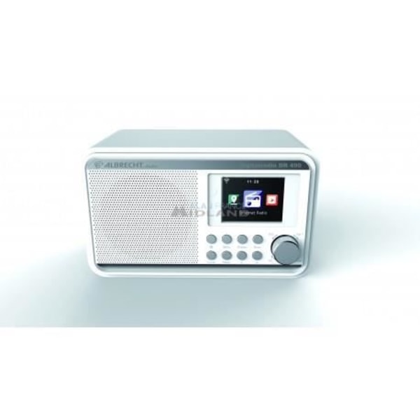 Albrecht DR 490 Digital Radio, Internet/DAB+/FM Hvid