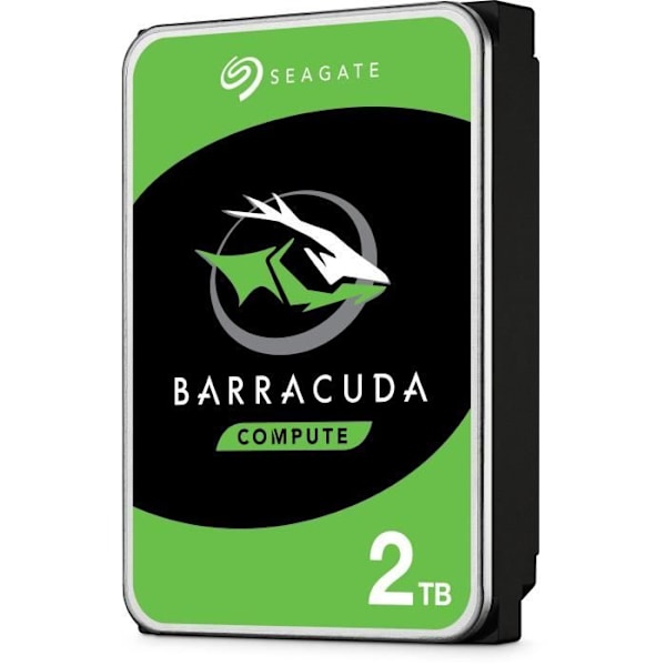 SEAGATE - Sisäinen HDD-kiintolevy - BarraCuda - 2TB - 7200 rpm - 3,5"