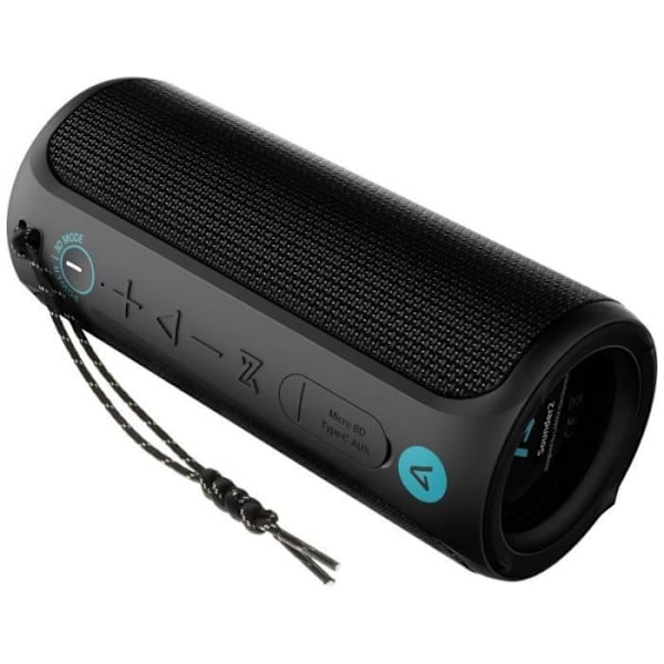 Lamax Sounder2 30W 360° Bluetooth-højttaler - 8594175354492 Sort, Blå