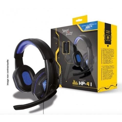Steelplay HP41 Micro Wired Gaming Headset Svart för PS4