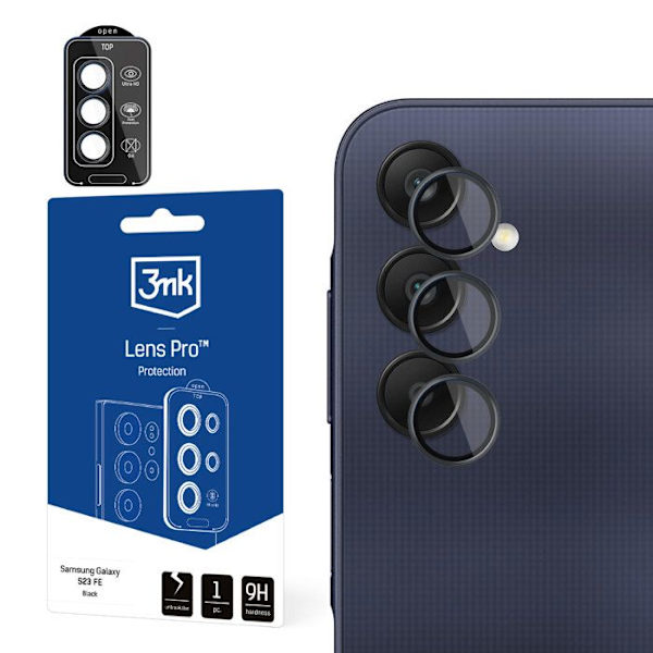 Samsung Galaxy A25 5G - 3MK Pro Musta objektiivinsuojus