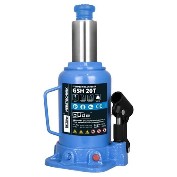 Hydraulisk donkraft - GSH - 10 t - Specialjern - Stål - Universal