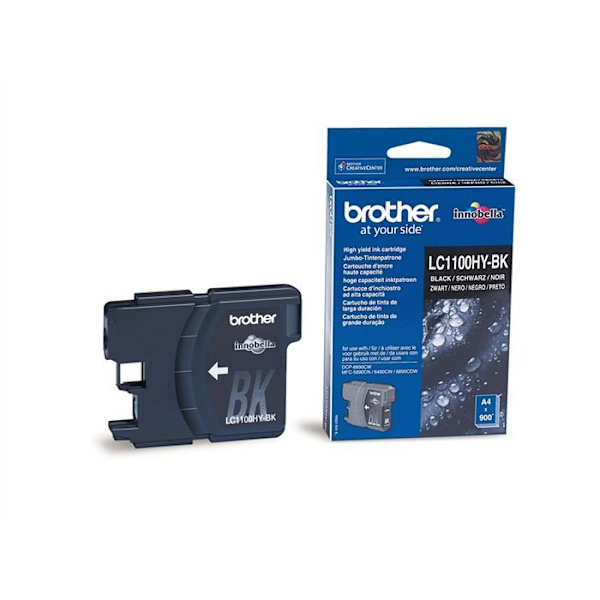 Brother LC1100HYBK sort blækpatron
